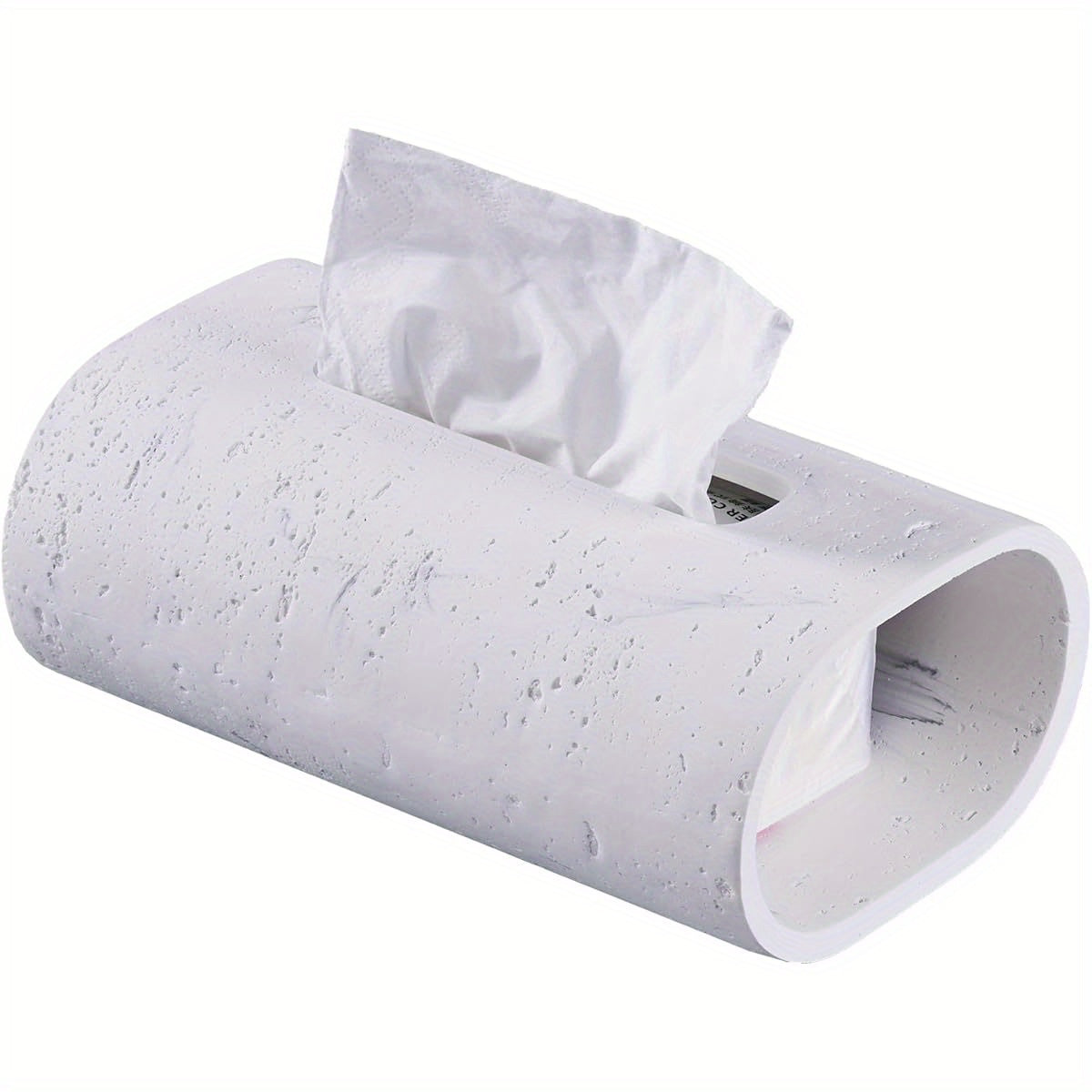 Tissue Box Holder - Modern Minimalist Bathroom & Living Room Decor, Elegant Tissue Dispenser for Kitchen, Bedroom, Office - Durable Plastic Construction, Compatible with Standard Tissues - Decorative Organizer for Home or Commercial Spaces, Sophisticated