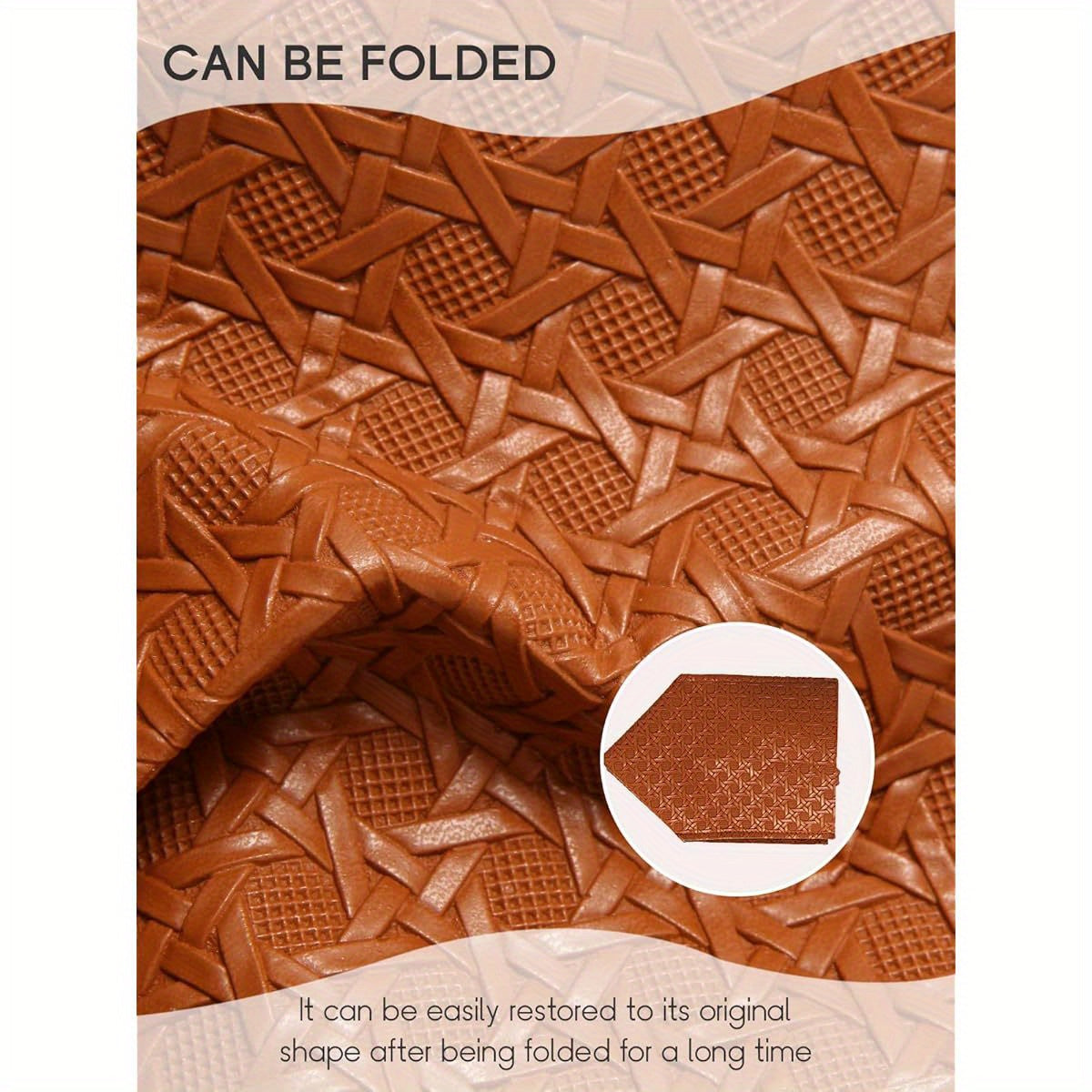 Elegant Square Tissue Box Cover with Textured Pattern - 5"x5"x5" Camel Design, Durable Plastic Bathroom Organizer for Tissues, Toiletries & Cosmetics, Toiletry Storage, Decorative Holder, Sturdy Construction